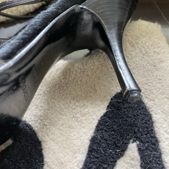 Sergio Rossi Calf-hair T-Strap heels - Picture 4 of 7